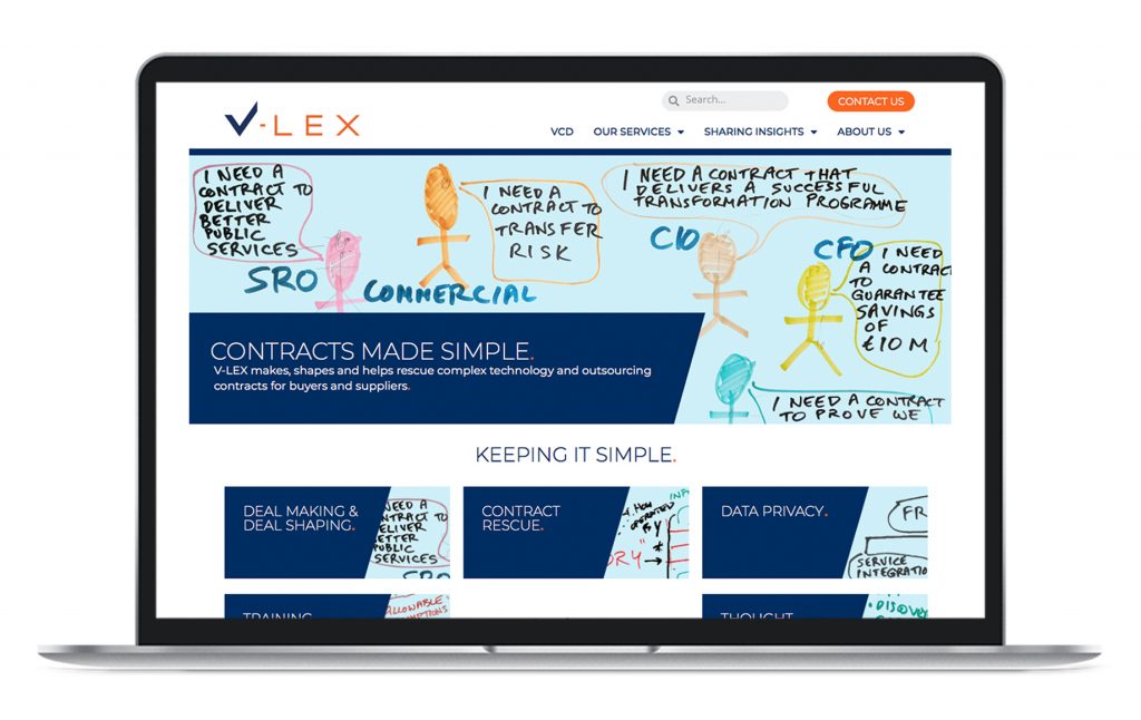 Your Branding Matters V-Lex web development