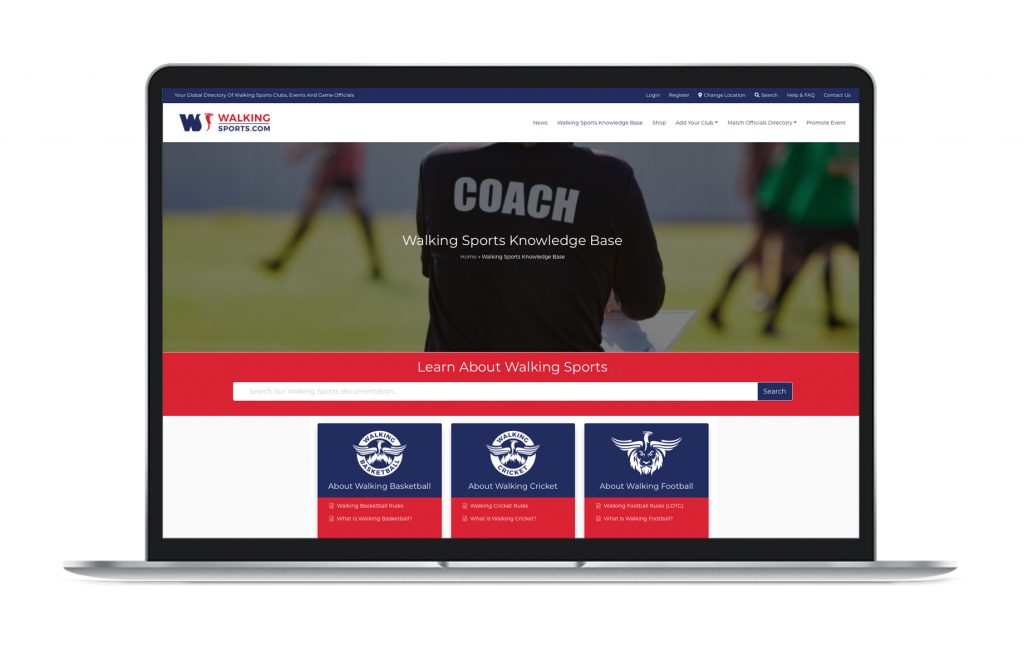 Your Branding Matters - Branding for startup and small businesses – Walking Sports web branding